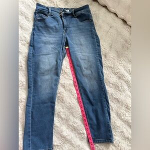 Angels Women's Blue Skinny Jeans - Faded Indigo Wash